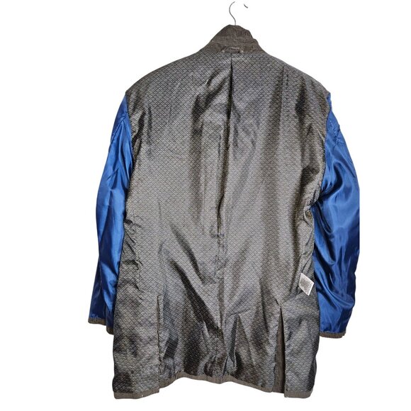 Tasso Elba Corduroy Elbow Patch Lined Refined Sportcoat Jacket Men L 42-44 - Picture 6 of 9